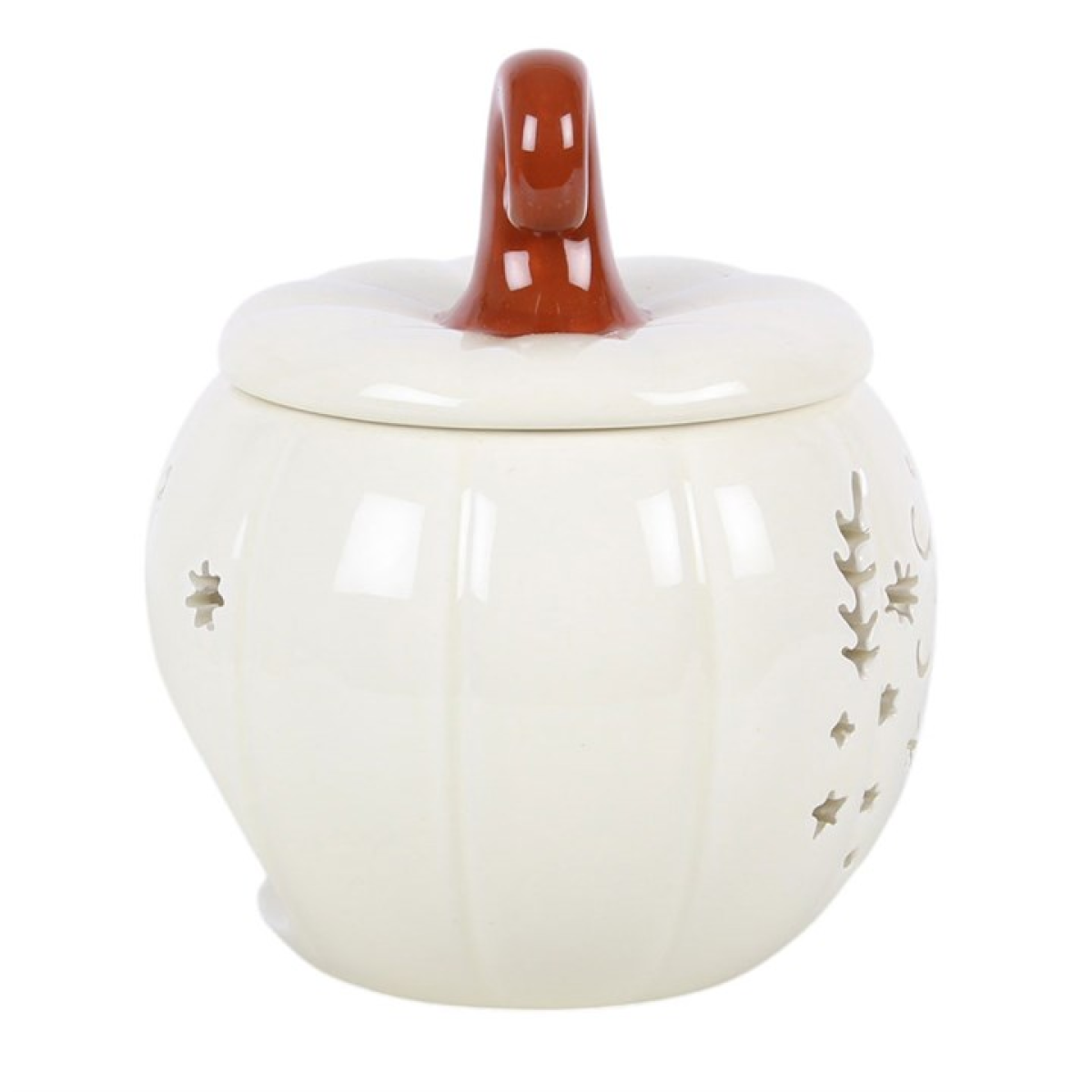 Cream Folk Pumpkin Oil Burner and Wax Warmer