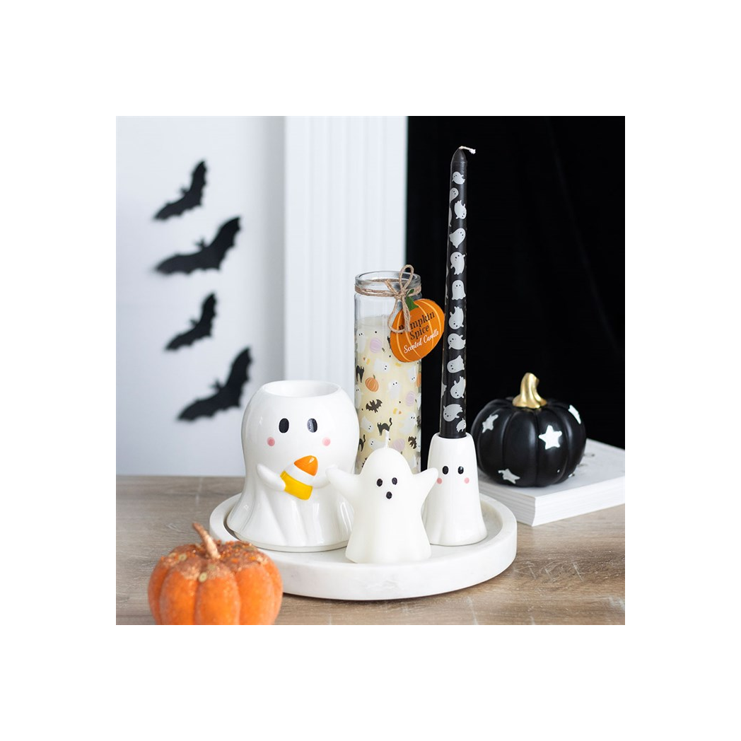 Candy Corn Ghost Oil Burner and Wax Warmer