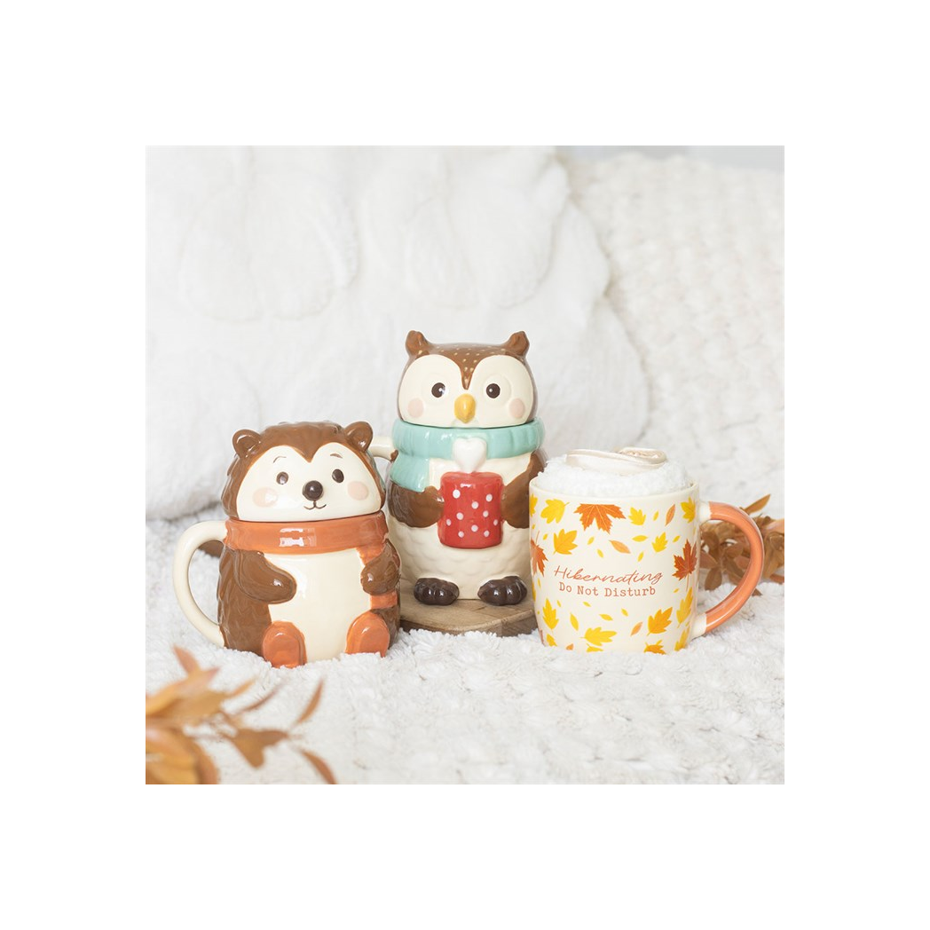 Autumn Hibernation Kit with Mug, Socks and Eye Mask