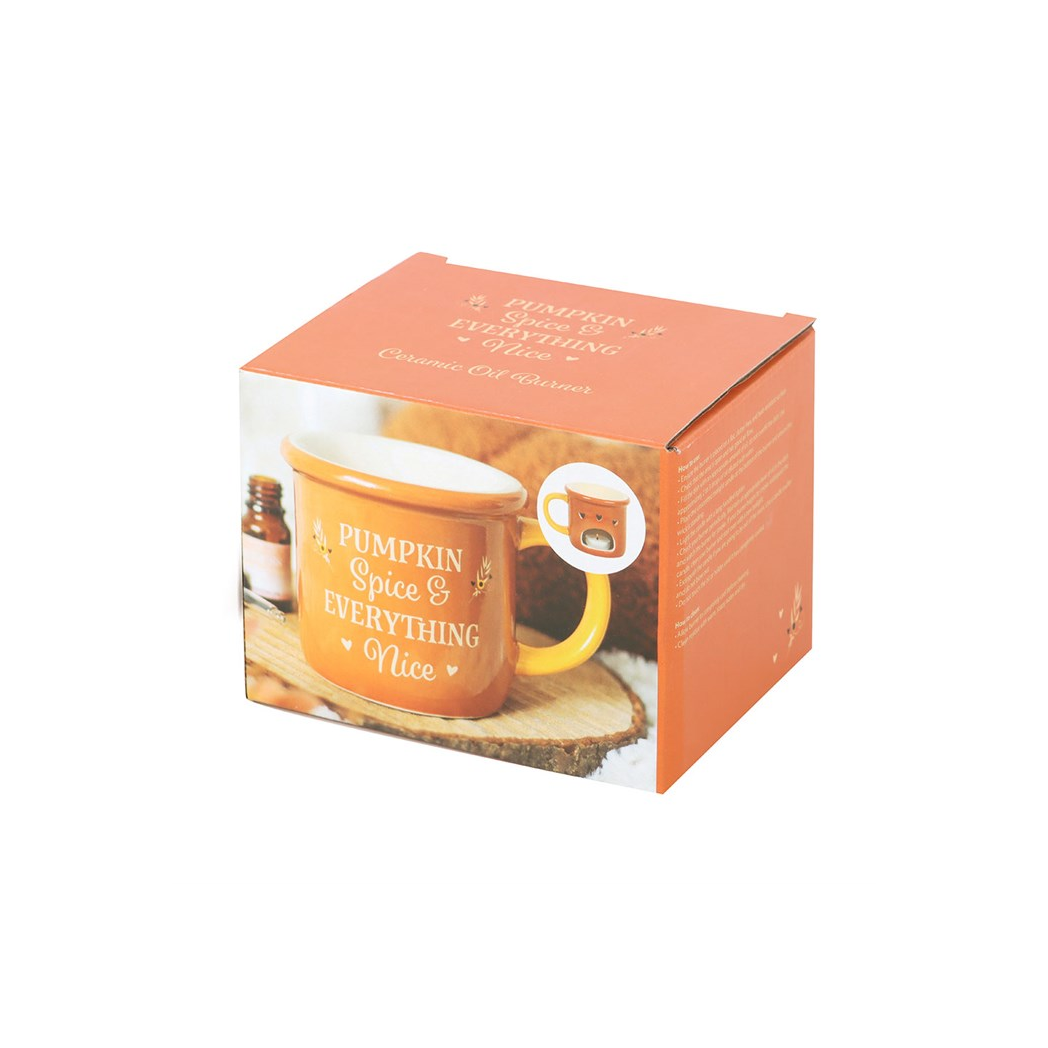 Pumpkin Spice Mug Oil Burner and Wax Warmer