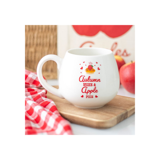 Autumn Skies & Apple Pies Rounded Mug
