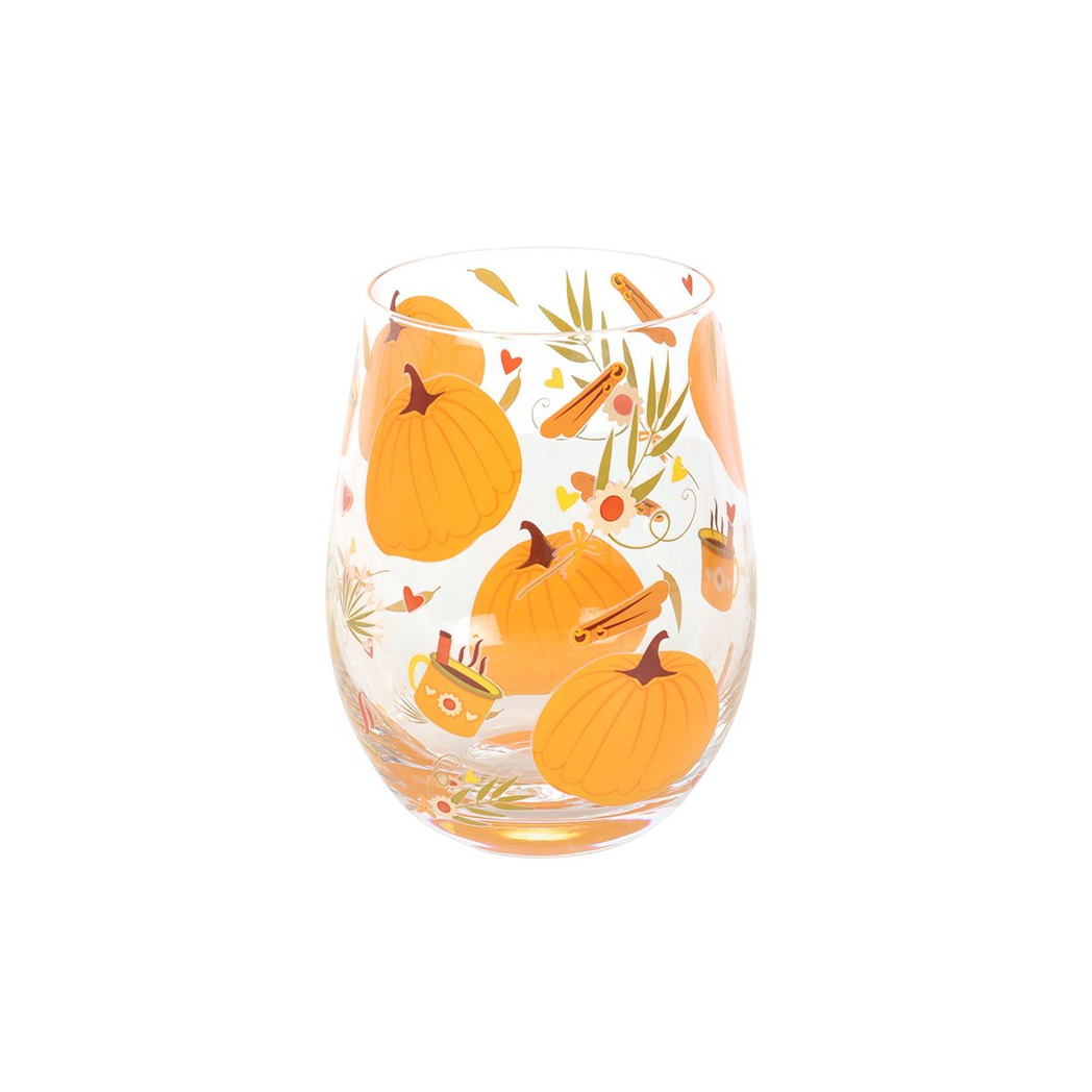 Autumn Days Print Stemless Glass