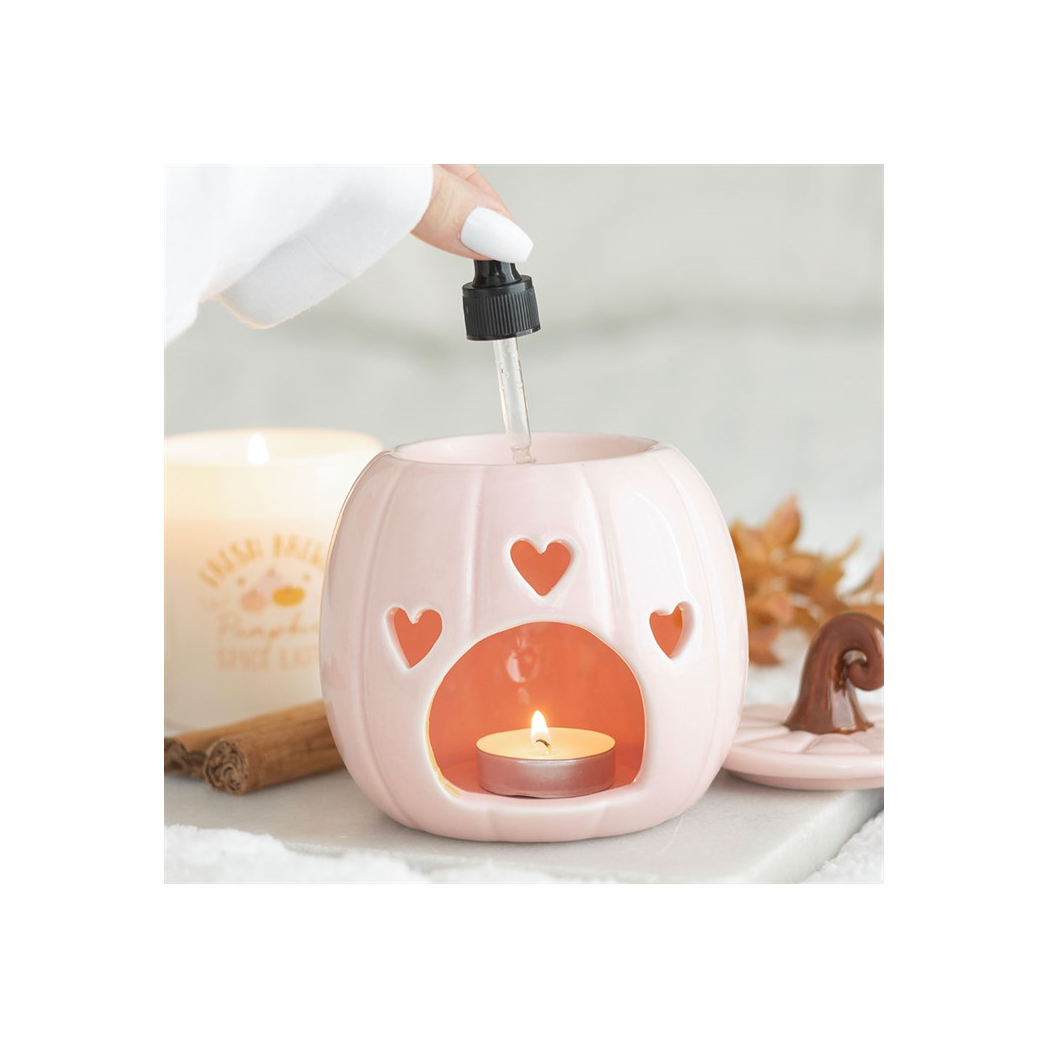 Pink Curly Pumpkin Oil Burner