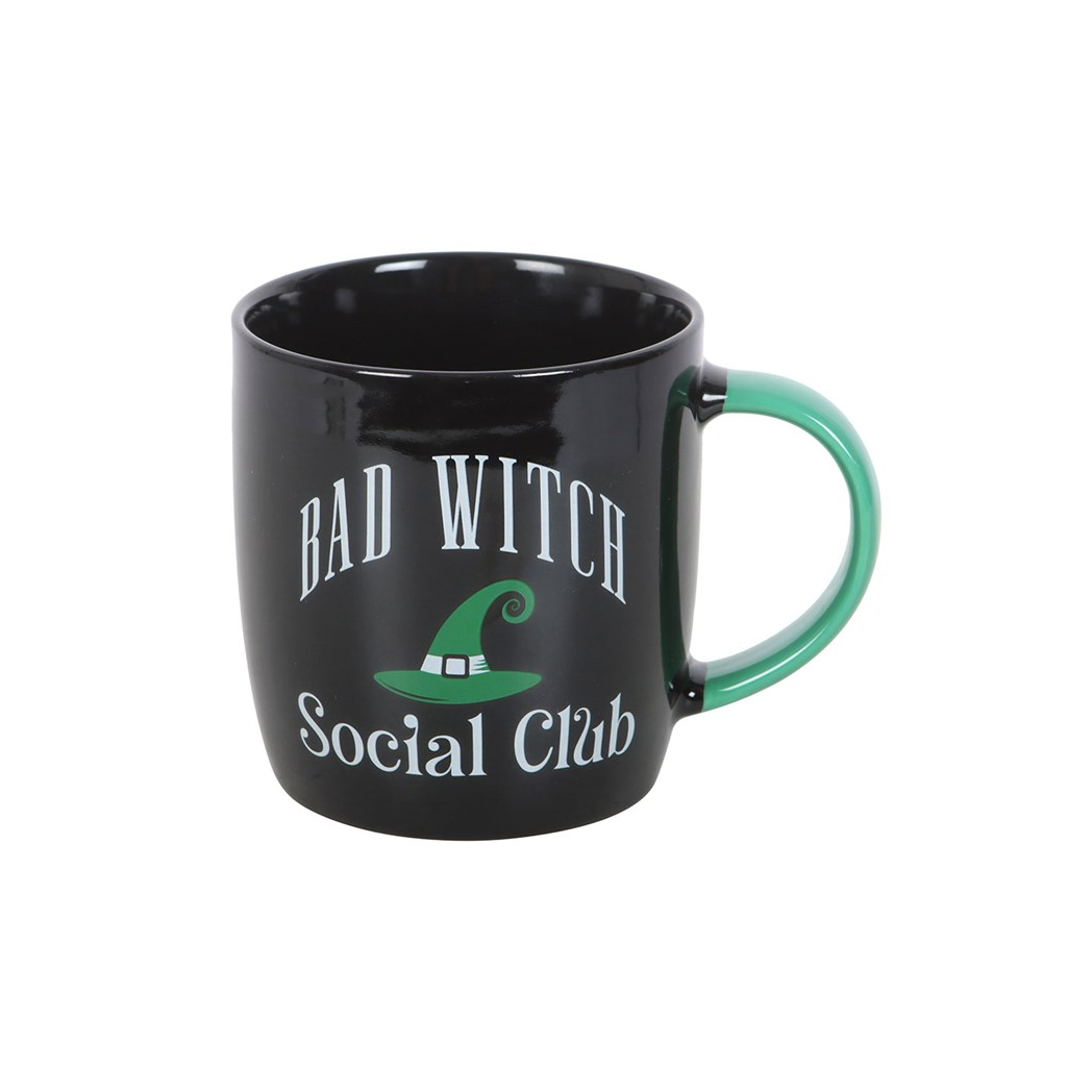 Bad Witch Social Club Mug and Coaster Set
