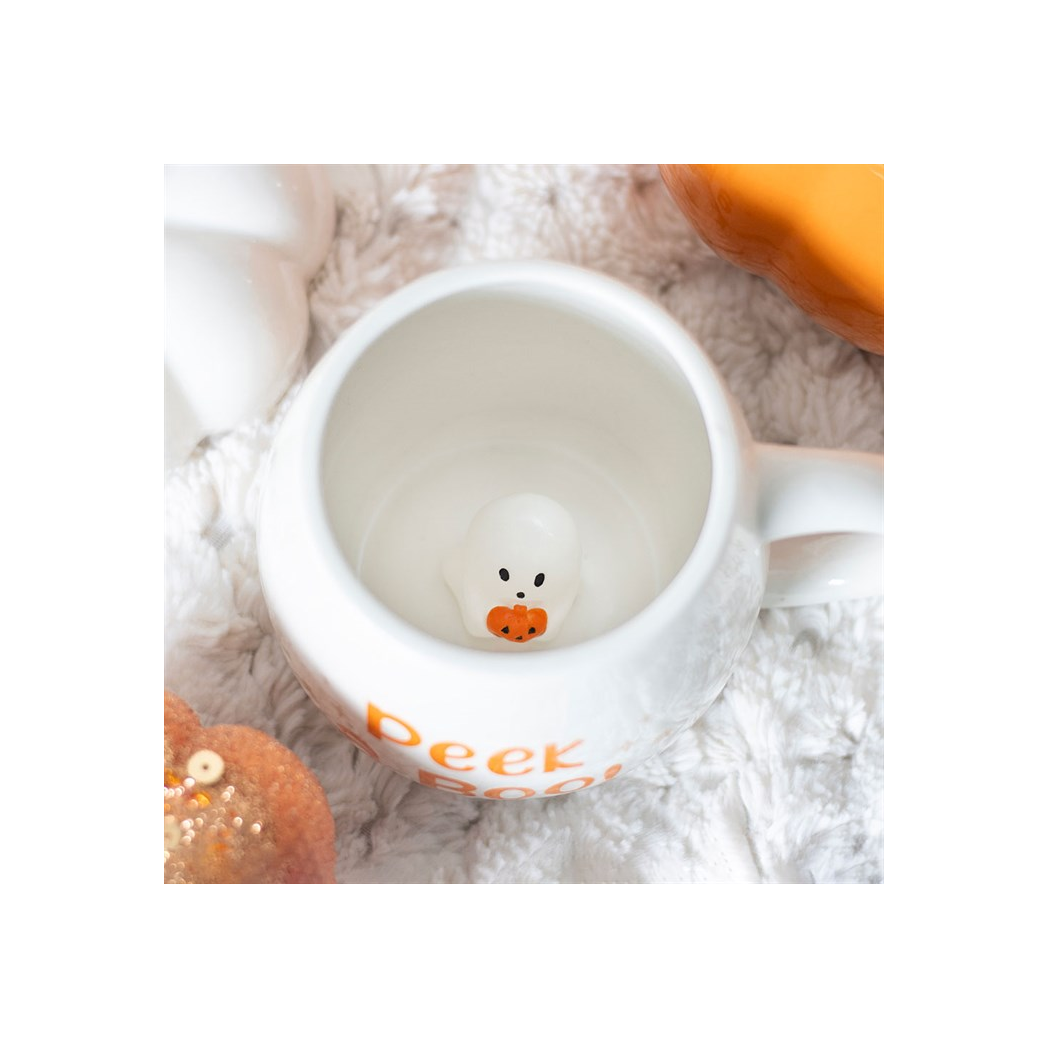 Peekaboo Ghost Rounded Mug