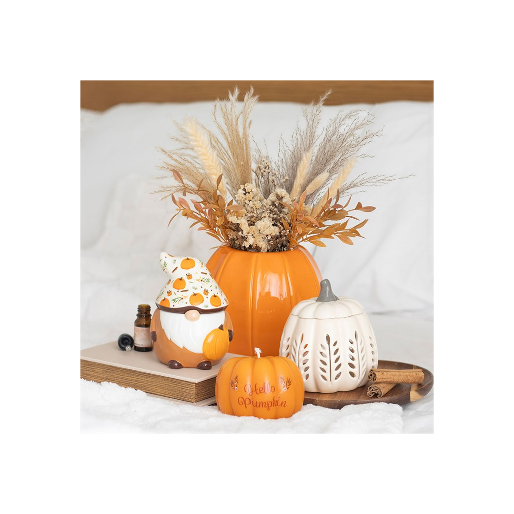 Orange Pumpkin Vase