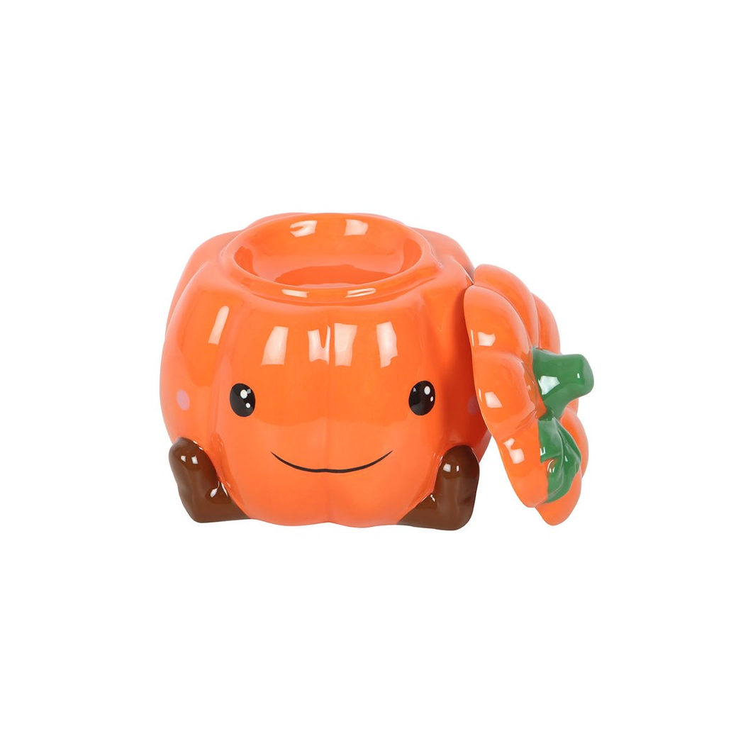 Cute Smiling Pumpkin Oil Burner and Wax Warmer