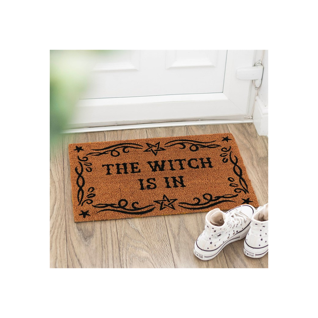 Natural The Witch Is In Doormat
