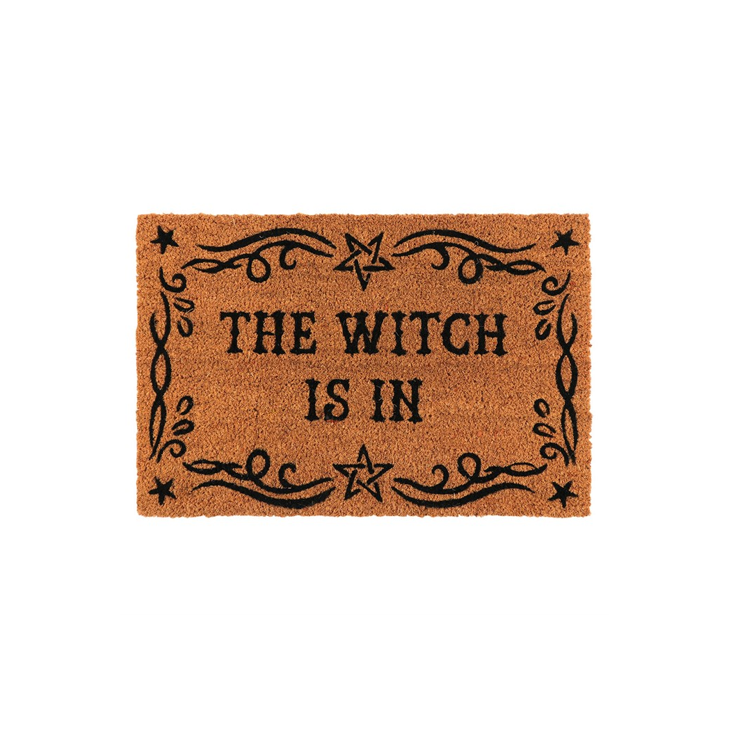 Natural The Witch Is In Doormat