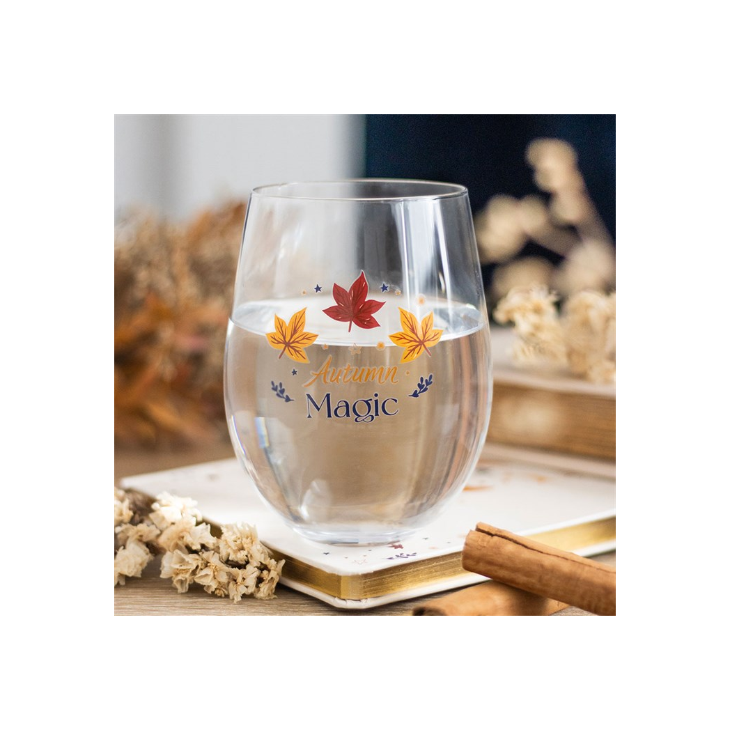 Autumn Magic Stemless Glass