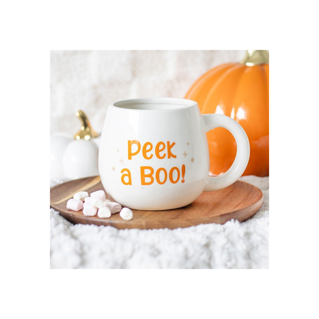 Peekaboo Ghost Rounded Mug