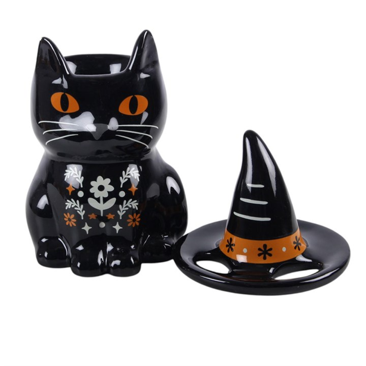 Frightful Folk Black Cat Oil Burner