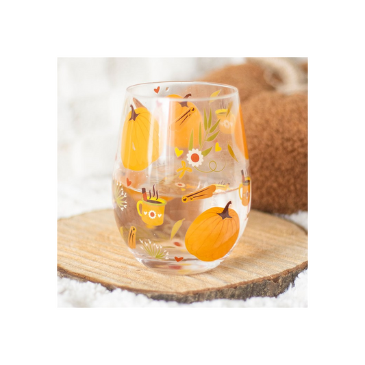 Autumn Days Print Stemless Glass