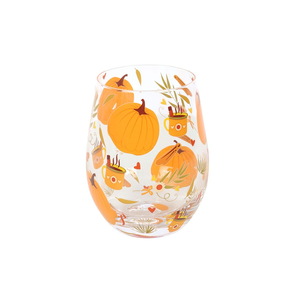 Autumn Days Print Stemless Glass
