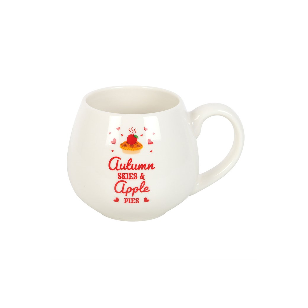 Autumn Skies & Apple Pies Rounded Mug