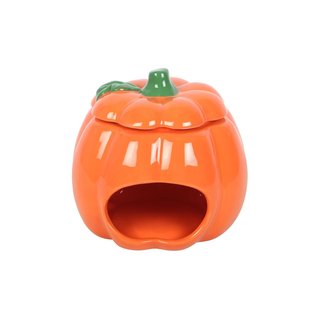 Cute Smiling Pumpkin Oil Burner and Wax Warmer