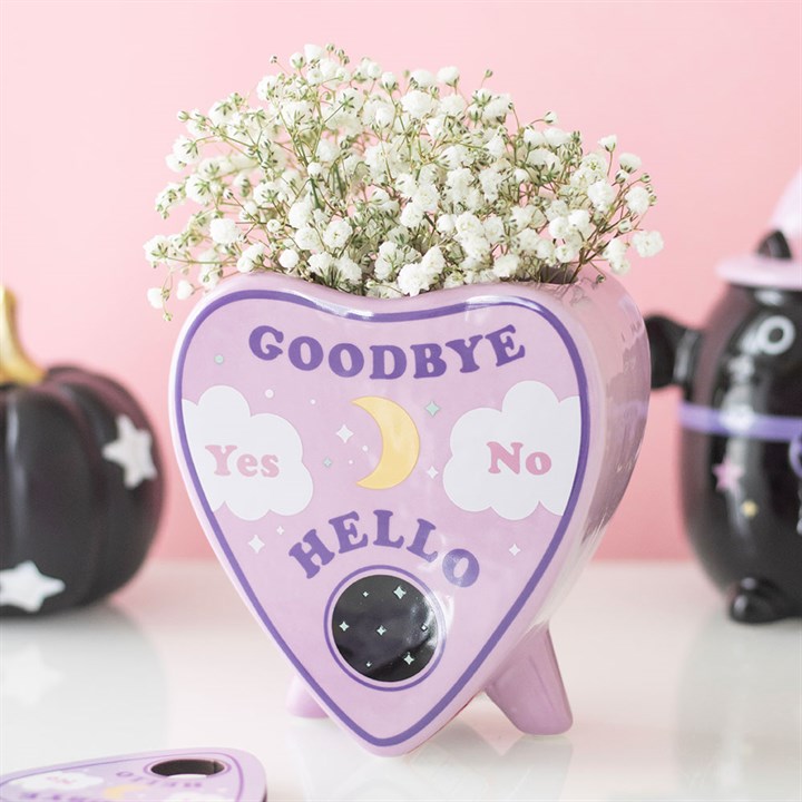 Pastel Talking Board Planchette Flower Vase