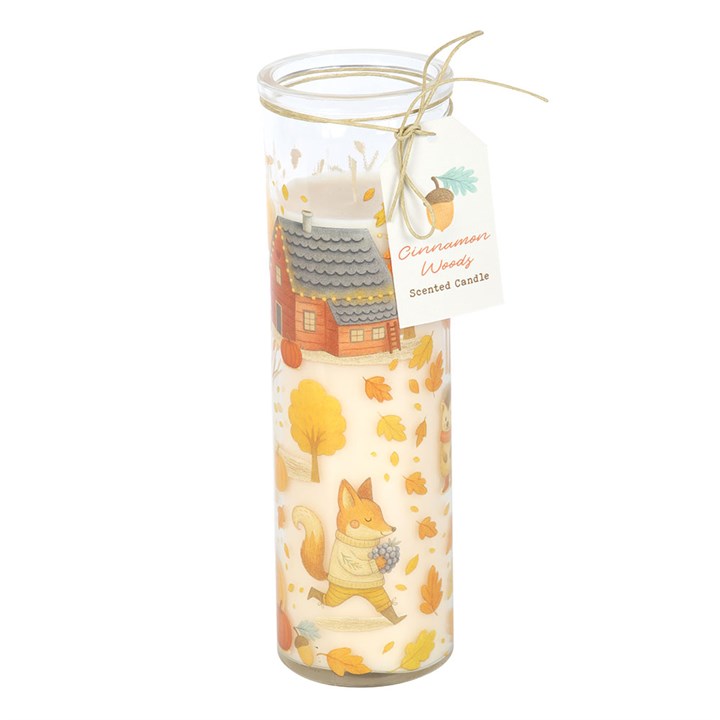 Cinnamon Woods Scented Tube Candle