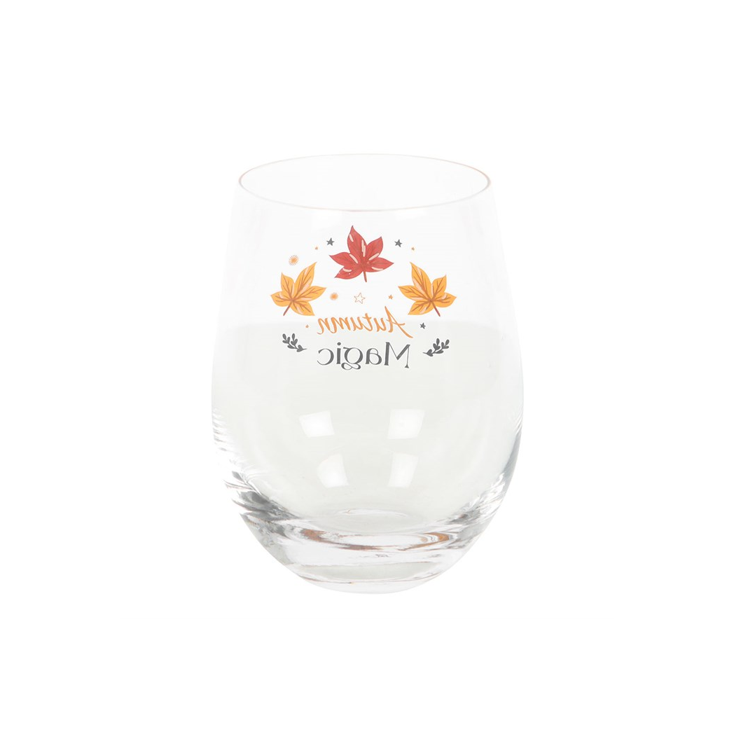 Autumn Magic Stemless Glass