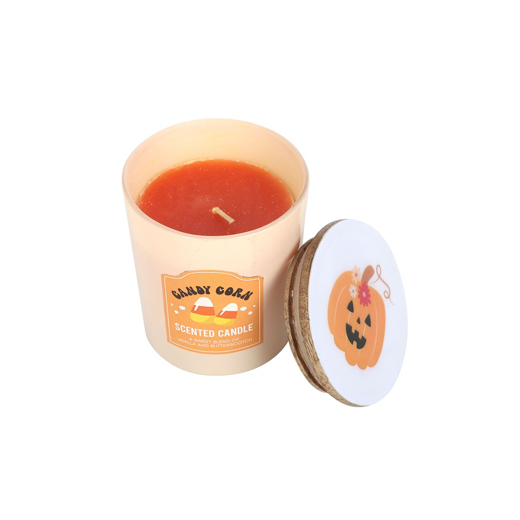 Candy Corn Vanilla and Butterscotch Candle