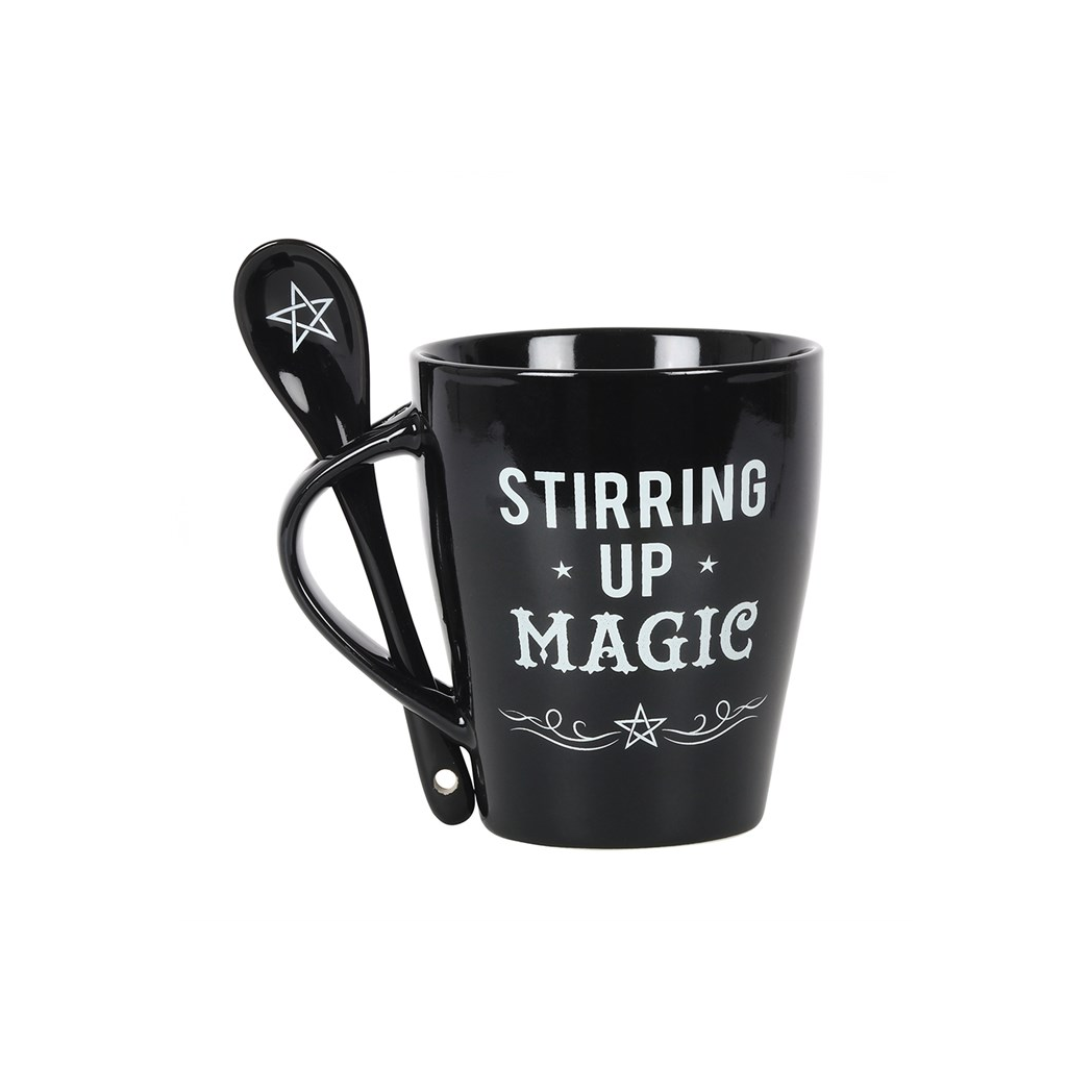 Stirring Up Magic Mug and Spoon Set