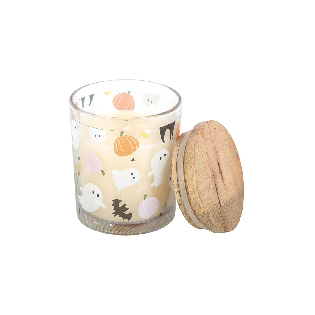 Sweet and Spooky Candy Corn Candle