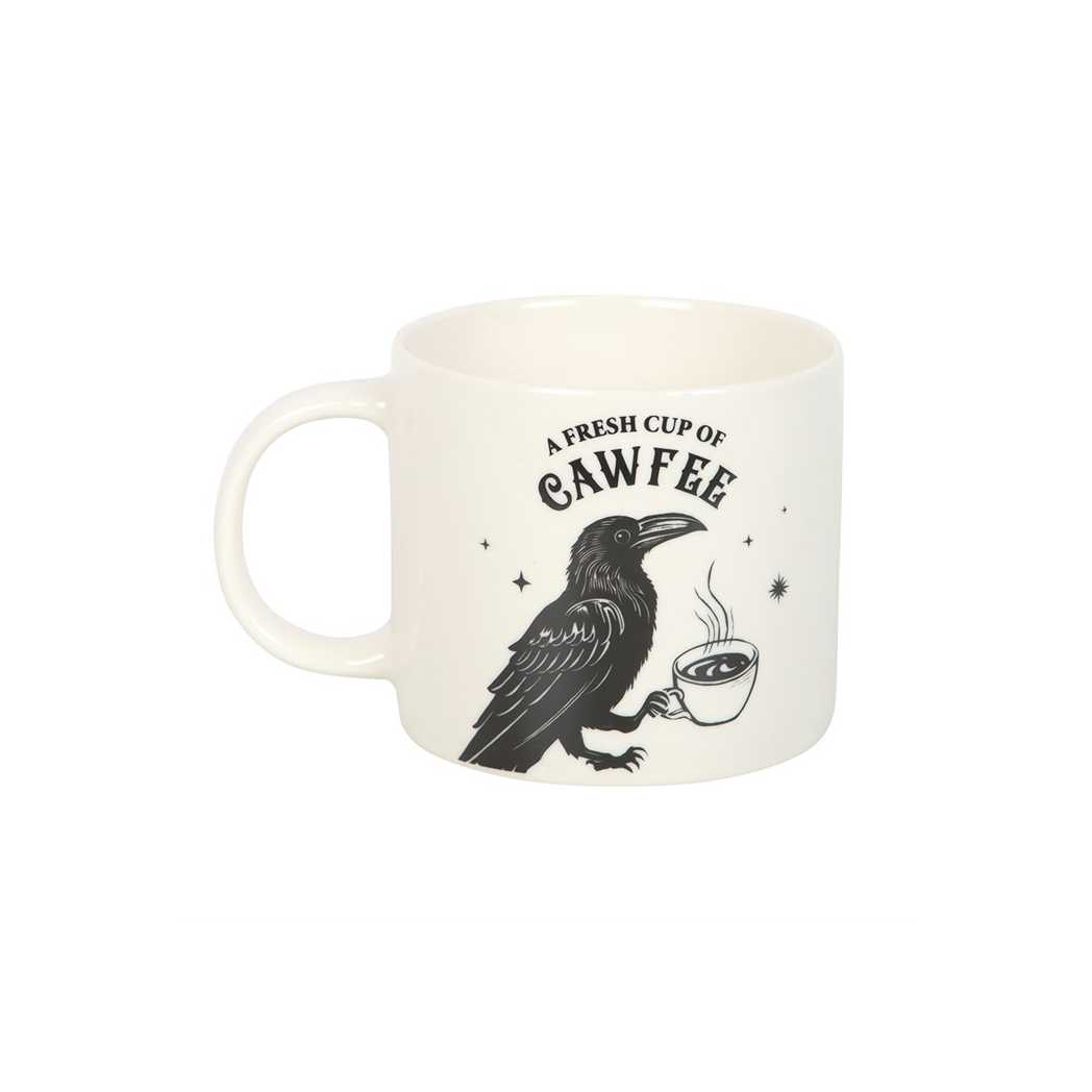 Fresh Cup of Cawfee Raven Mug
