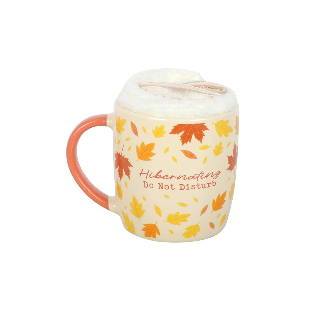 Autumn Hibernation Kit with Mug, Socks and Eye Mask