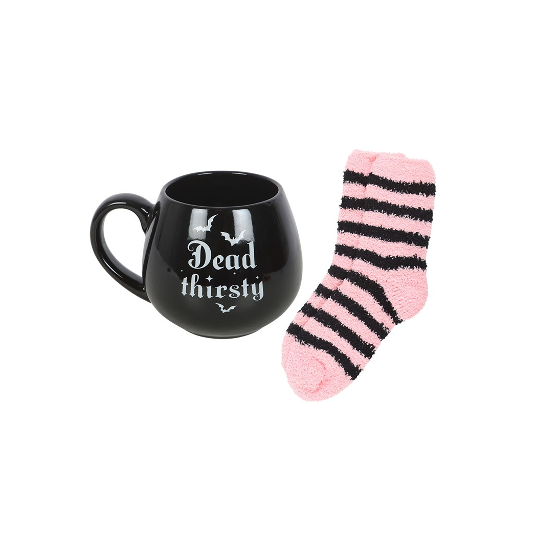 Dead Thirsty Mug and Socks Set