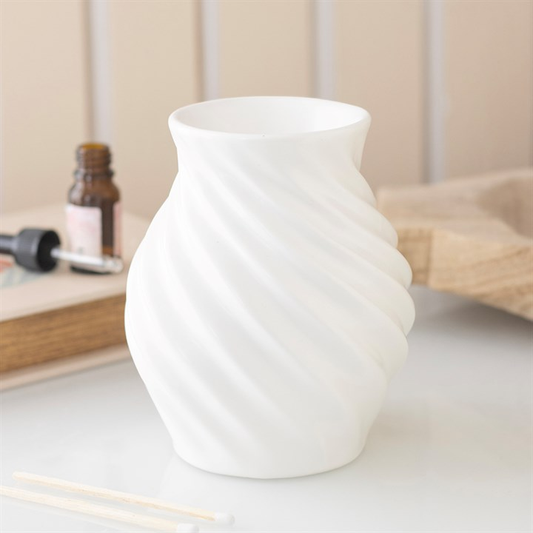 Spiral Swirl Oil Burner and Wax Warmer
