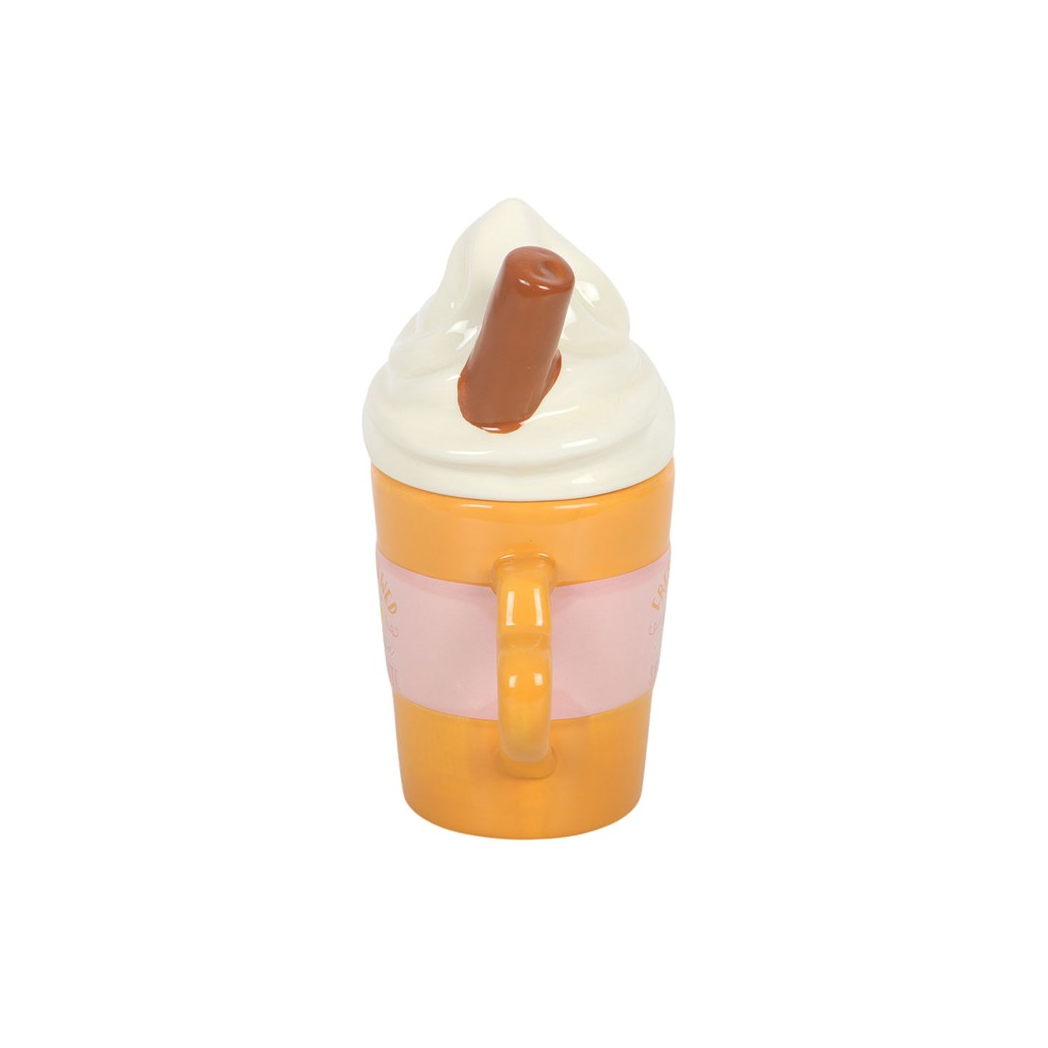 Fresh Brewed Pumpkin Spice Latte Lidded Mug