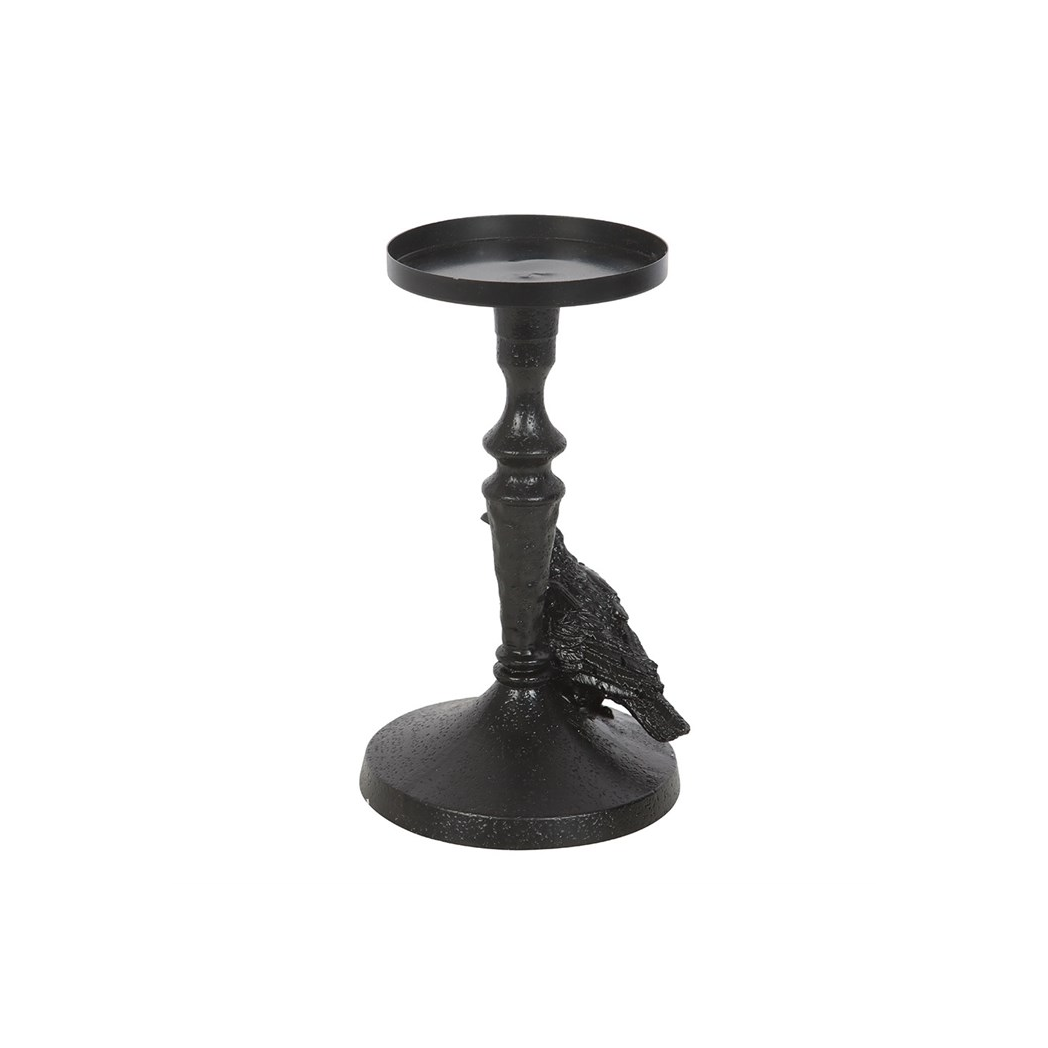 Mystic Raven Pillar Candle Holder