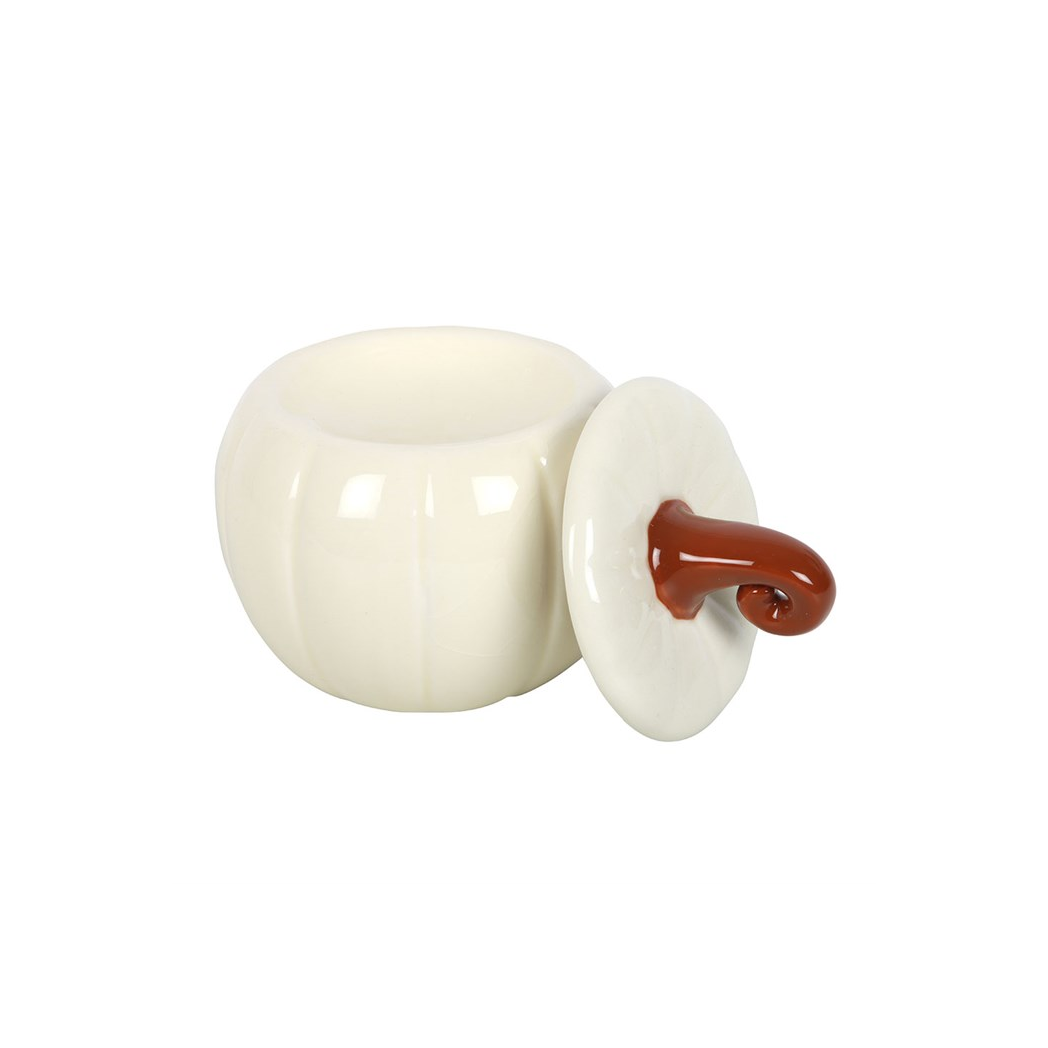 White Curly Pumpkin Oil Burner