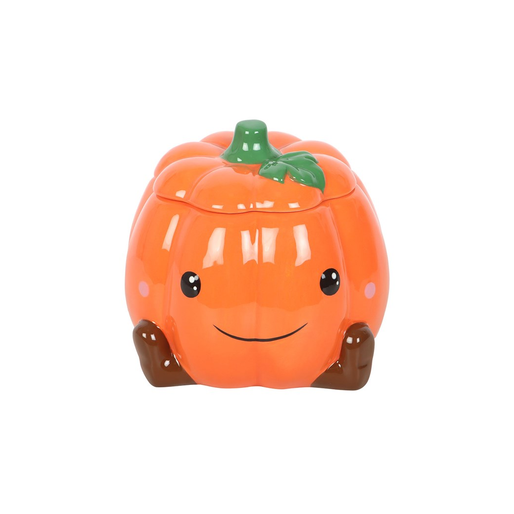 Cute Smiling Pumpkin Oil Burner and Wax Warmer