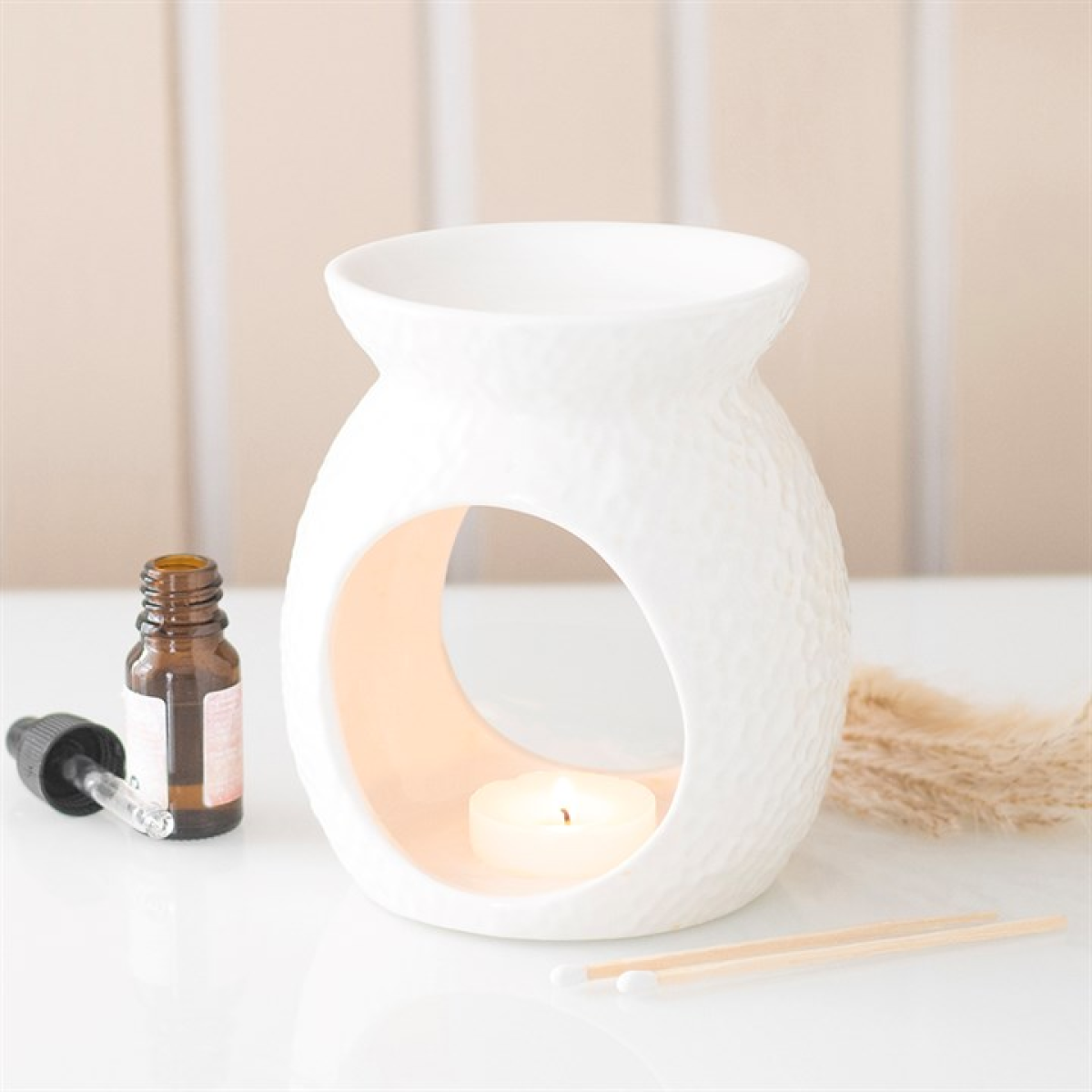 Dimpled Oil Burner and Wax Warmer