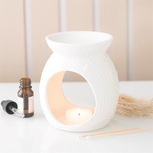 Dimpled Oil Burner and Wax Warmer