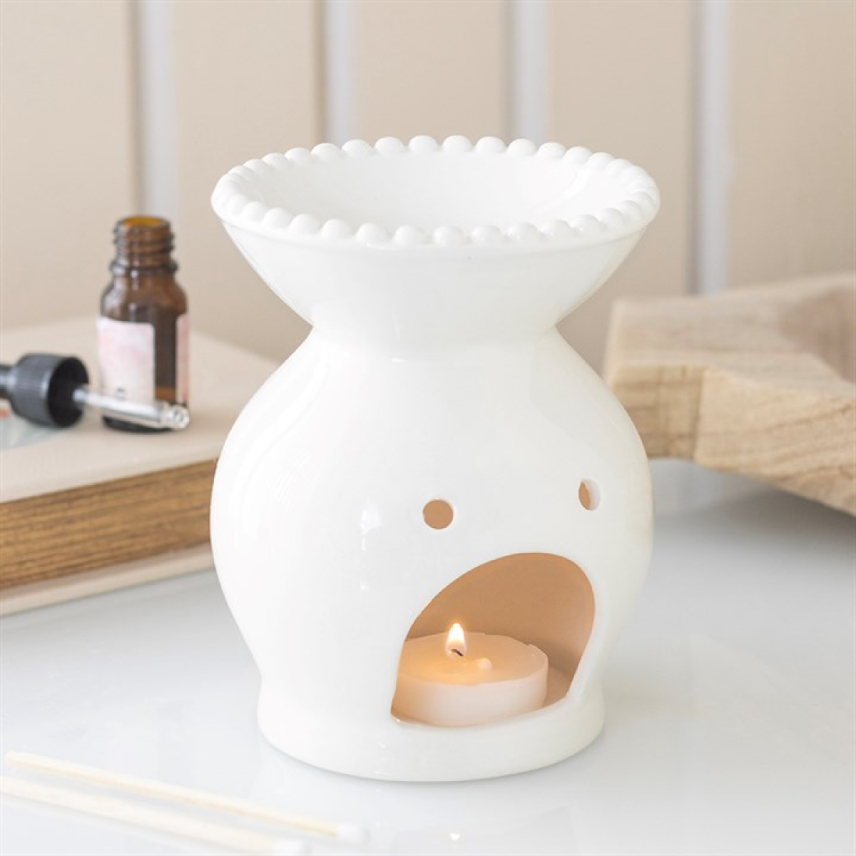 Beaded Rim Oil Burner